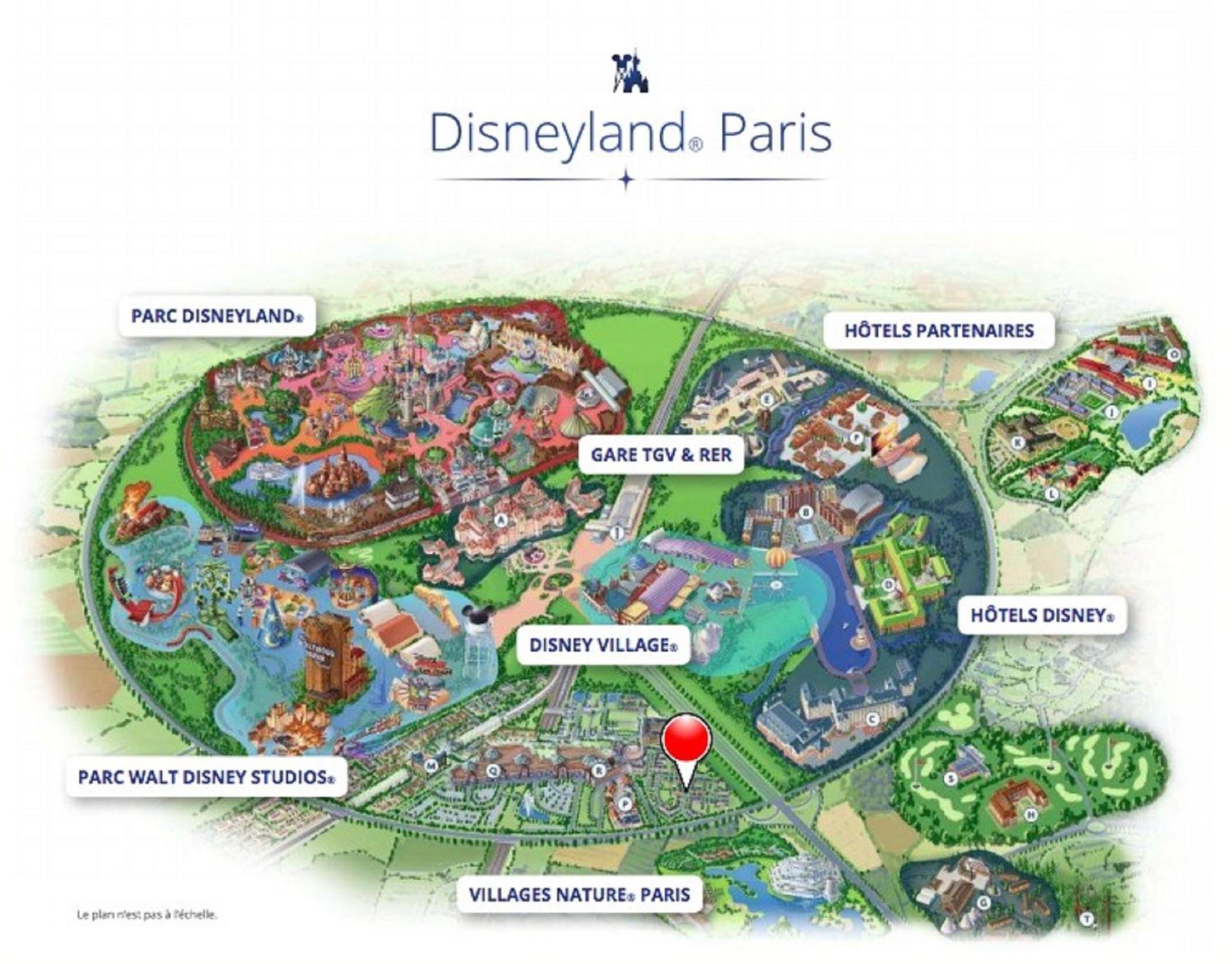 Le Cartier Appt F3, 7Mn Disneyland, Parking,Terrace Serris Extérieur photo