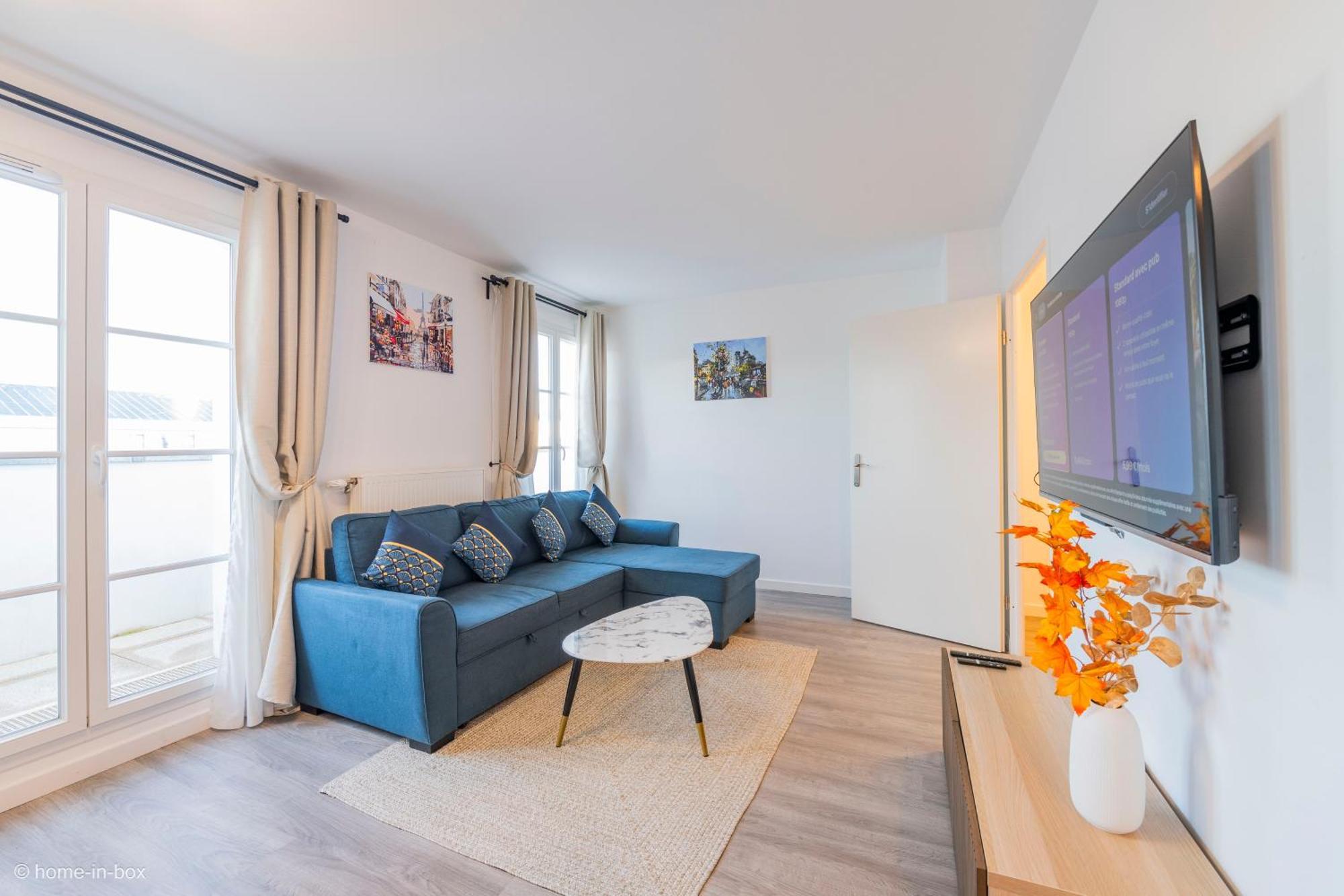 Le Cartier Appt F3, 7Mn Disneyland, Parking,Terrace Serris Extérieur photo