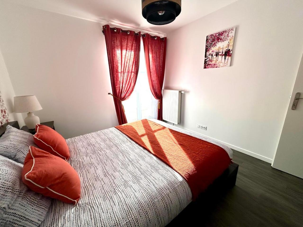 Le Cartier Appt F3, 7Mn Disneyland, Parking,Terrace Serris Extérieur photo