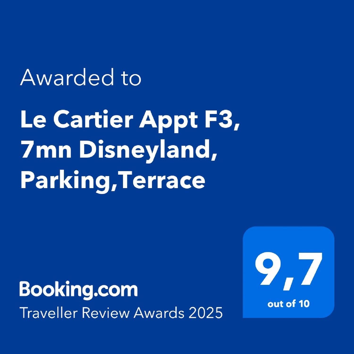 Le Cartier Appt F3, 7Mn Disneyland, Parking,Terrace Serris Extérieur photo